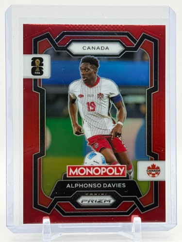 Alphonso Davies 2026 Panini Prizm Red Prizm