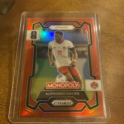 Alphonso Davies 2026 Panini Prizm Rojo Partido