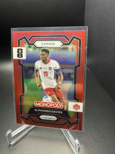 Alphonso Davies 2026 Panini Prizm Rojo Prizm