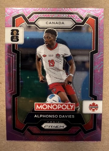 Alphonso Davies 2026 Panini Prizm Rosa Brillante /78