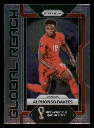Alphonso Davies 2022 Panini Prizm World Cup