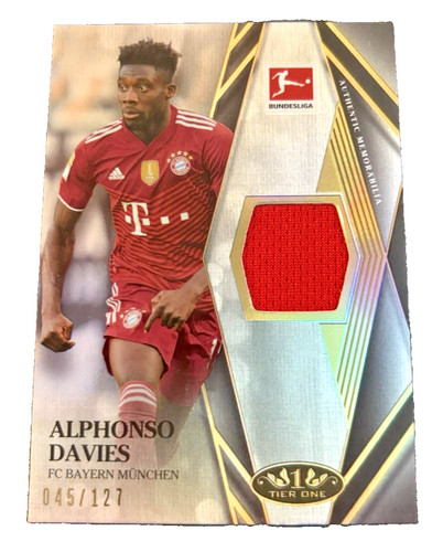 Alphonso Davies 2021 Topps Tier One /127