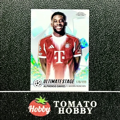 Alphonso Davies 2025 Topps UEFA 2025-26 Verde Neón /199