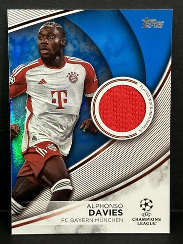 Alphonso Davies 2023 Topps UEFA Club Competitions Blue /99