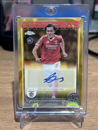 Alvaro Carreras 2024 Topps Chrome Geometric Gold /50