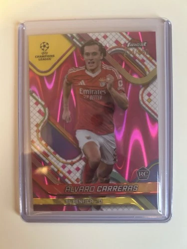 Alvaro Carreras 2024 Topps Finest Pink Lava /250