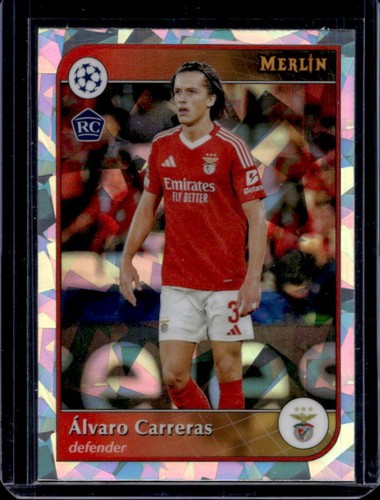 Alvaro Carreras 2024 Topps Merlin Chrome Atomic Refractor