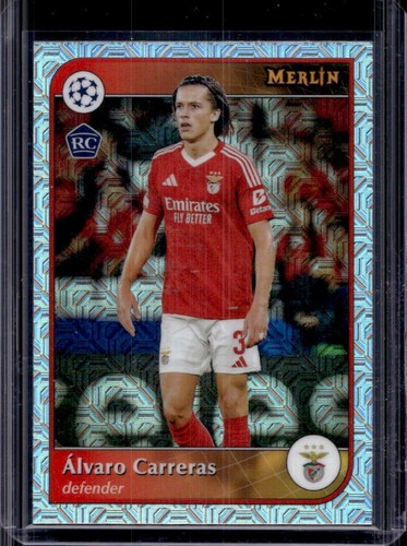 Alvaro Carreras 2024 Topps Merlin Chrome Mojo Refractor #154