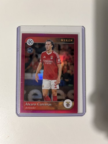 Alvaro Carreras 2024 Topps Merlin Chrome UCC Magenta Refractor /125