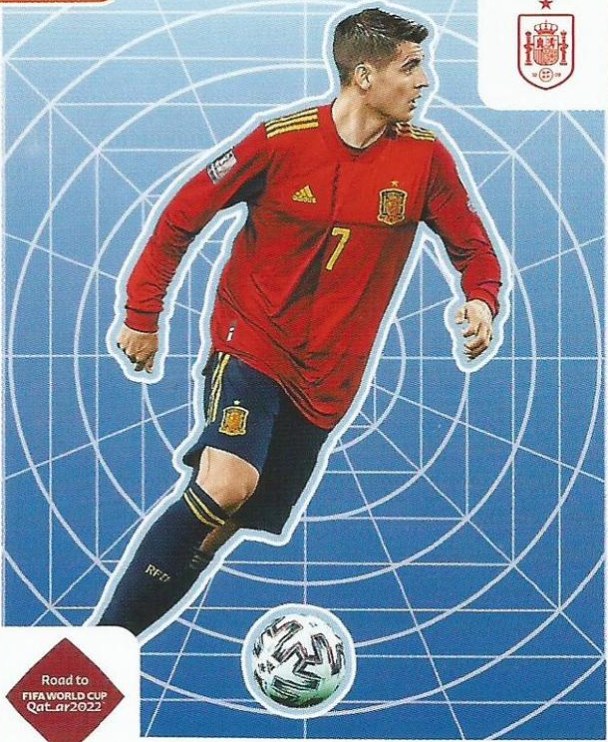 Alvaro Morata 2021 Panini Donruss Soccer 1