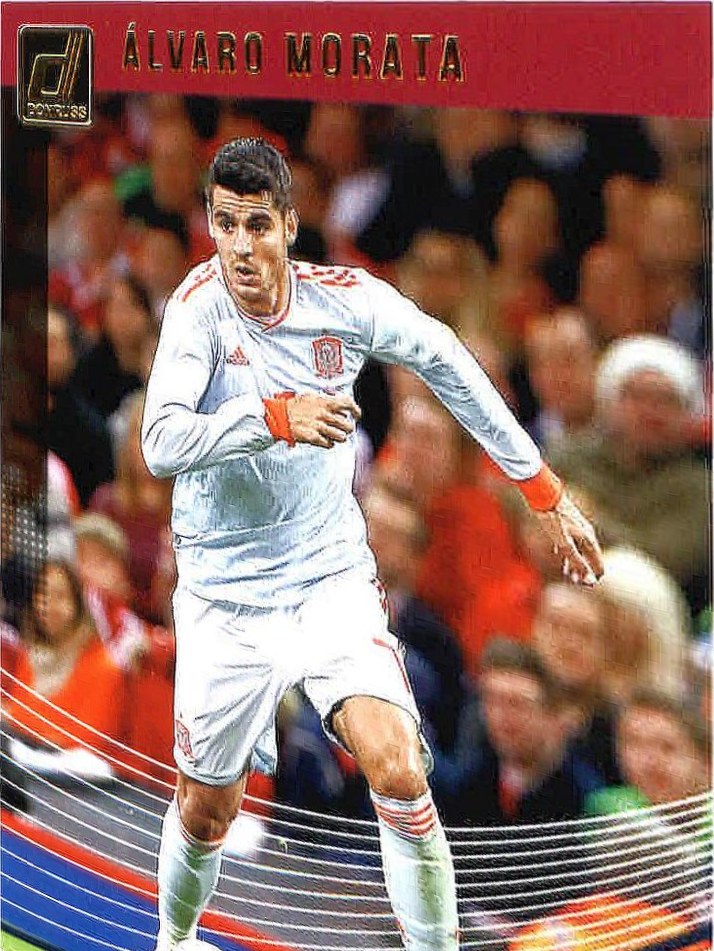 Alvaro Morata 2018 Panini Donruss Soccer 162