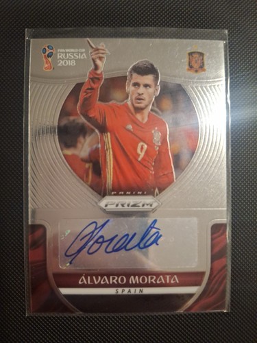 Alvaro Morata 2018 Panini Prizm World Cup