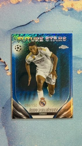 Alvaro Rodriguez 2024 Topps Chrome Blue Shimmer /150
