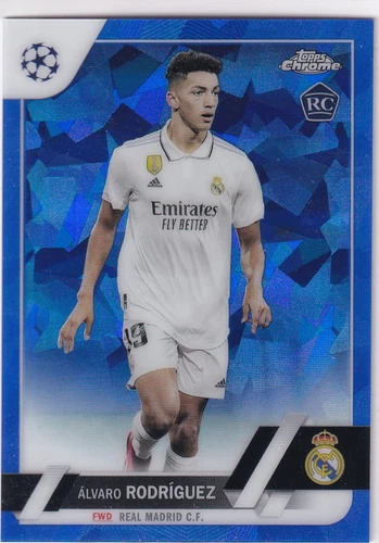Alvaro Rodriguez 2022 Topps Chrome Champions League Sapphire