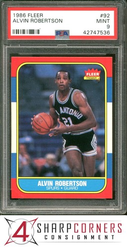 Alvin Robertson 1986 Fleer