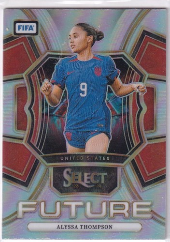 Alyssa Thompson 2024 Panini Select FIFA Silver Prizm