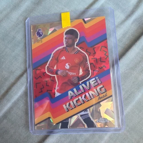 Amad Diallo 2026 Topps Chrome Sapphire /5
