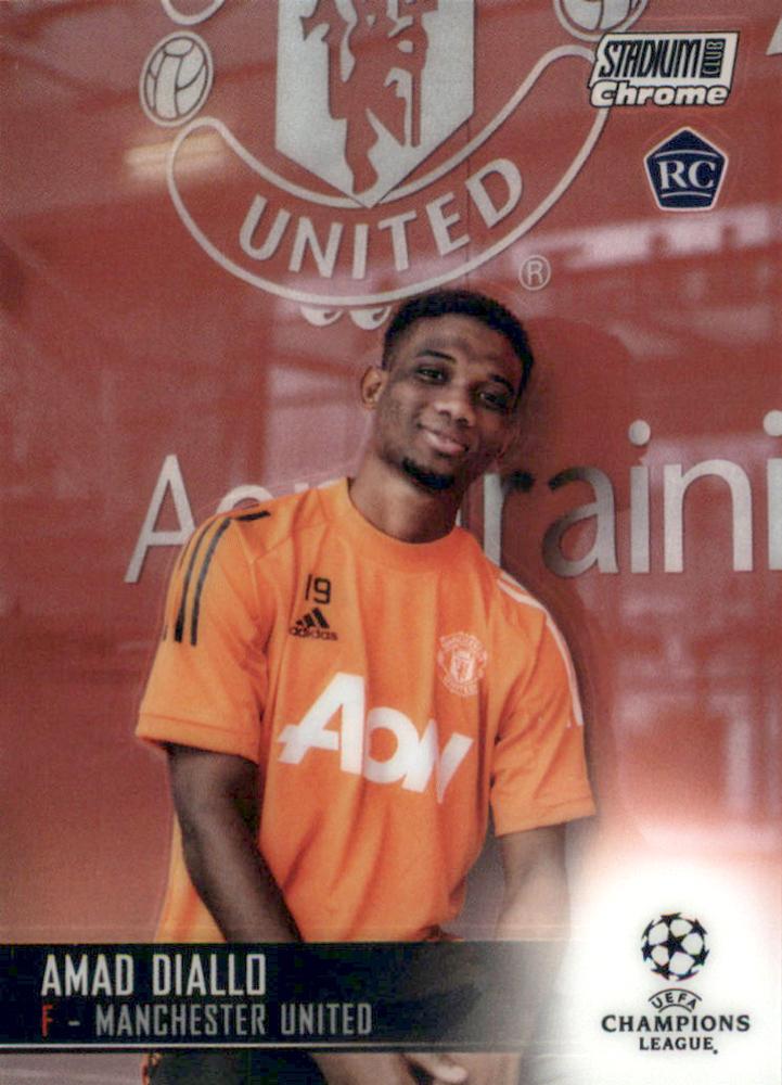 Amad Diallo 2020 Topps Stadium Club Chrome UEFA 70