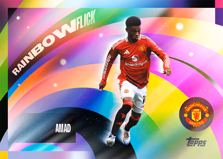 Amad Diallo 2024 Topps Now UEFA Europa League