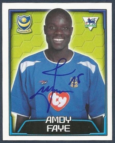 Amdy Faye 2004 Panini Merlin Chrome