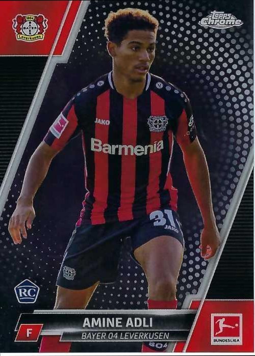 Amine Adli 2021 Topps Chrome Bundesliga 70