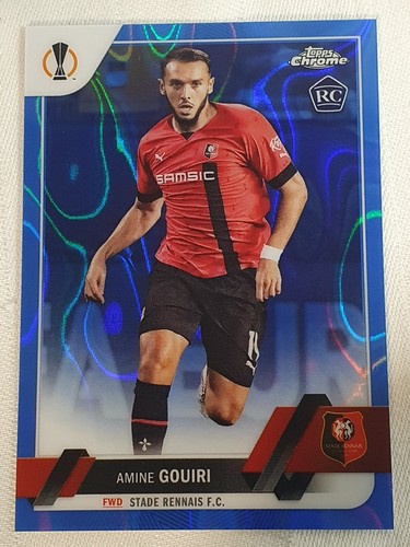 Amine Gouiri 2022 Topps Chrome Champions League Sapphire