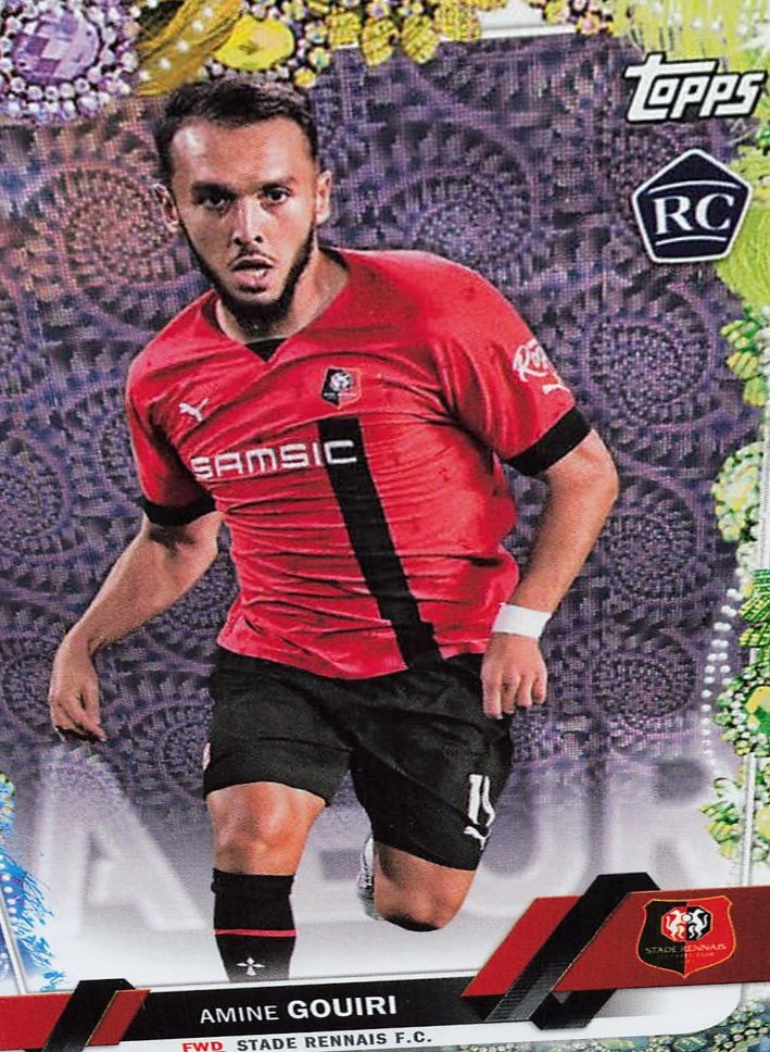 Amine Gouiri 2022 Topps UEFA Club Competitions Carnaval Edition