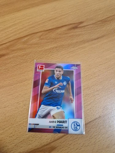 Amine Harit 2021 Topps Bundesliga Chrome Pink /75