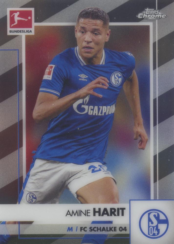 Amine Harit 2020 Topps Chrome Bundesliga 86