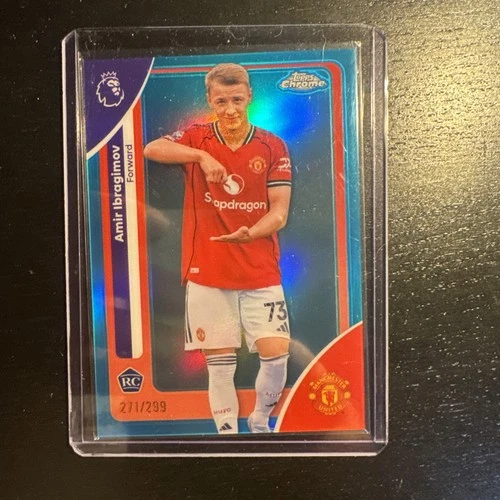 Amir Ibragimov 2026 Topps Chrome Blue Foil /199