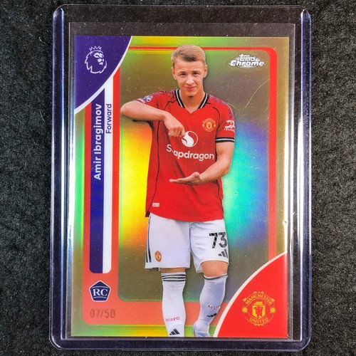 Amir Ibragimov 2026 Topps Chrome Gold /50