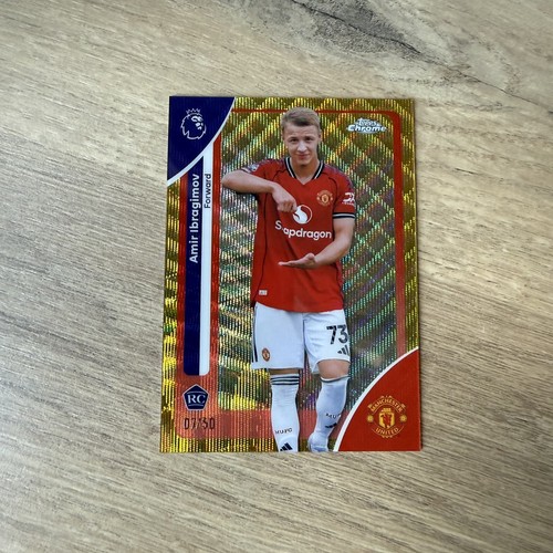 Amir Ibragimov 2025 Topps Chrome Gold Wave /50