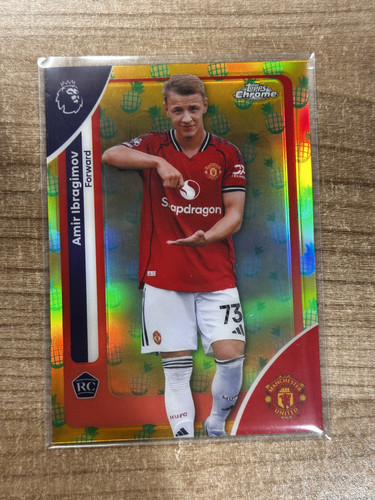 Amir Ibragimov 2025 Topps Chrome Pineapple Chrome