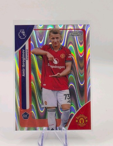 Amir Ibragimov 2026 Topps Chrome Premier League Wave Refractor