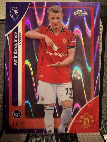 Amir Ibragimov 2026 Topps Chrome Purple Wave /75