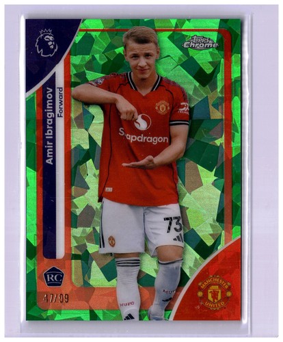 Amir Ibragimov 2025 Topps Chrome Sapphire /99