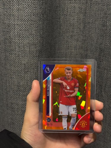 Amir Ibragimov 2026 Topps Chrome Sapphire Orange /25