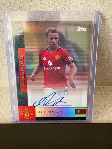 Amir Ibragimov 2025 Topps Man Utd Team Set