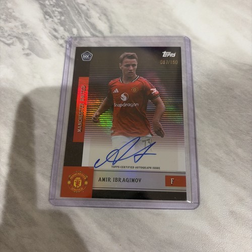 Amir Ibragimov 2025 Topps Manchester United Team Set /150
