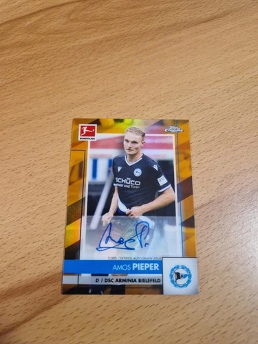 Amos Pieper 2020 Topps Bundesliga Chrome Orange /25