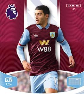 Anass Zaroury 2024 Panini Adrenalyn XL Premier League