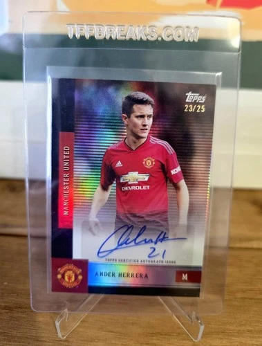 Ander Herrera 2025 Topps Manchester United Team Set /25