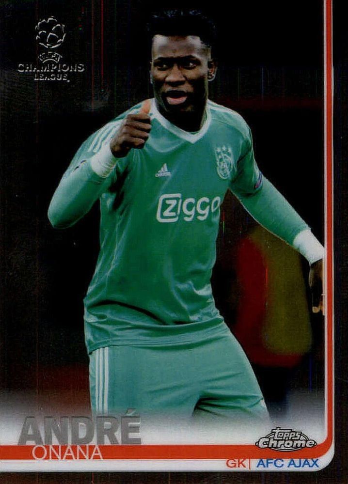 André Onana 2018 Topps Chrome UCC 49