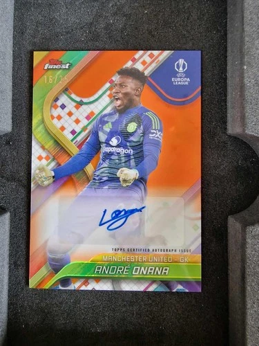 André Onana 2024 Topps Finest Orange /25