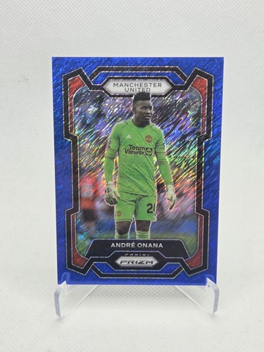 André Onana 2023 Panini Prizm Blue Shimmer /8