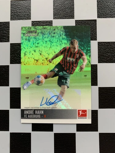 Andre Hahn 2021 Topps Stadium Club Chrome Green /99