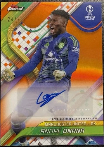 Andre Onana 2024 Topps Finest /25