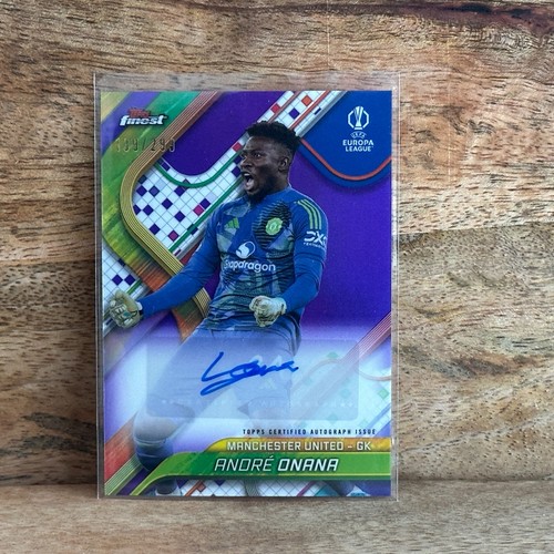 Andre Onana 2025 Topps Finest /299