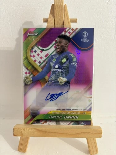 Andre Onana 2024 Topps Finest Magenta 70/125