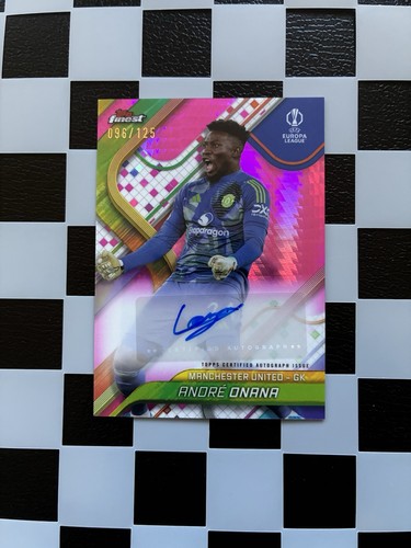 Andre Onana 2024 Topps Finest Pink /125
